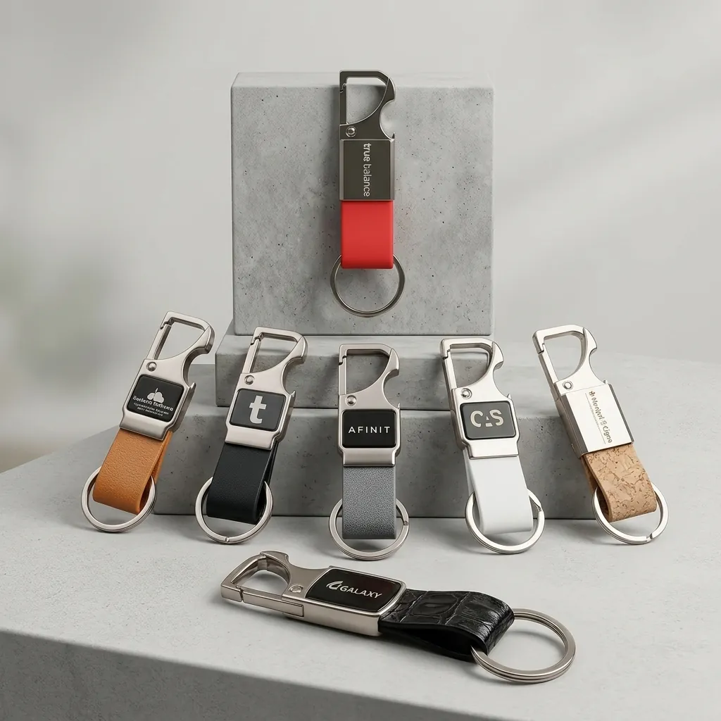 Custom branded keychains and accessories for corporate gifting