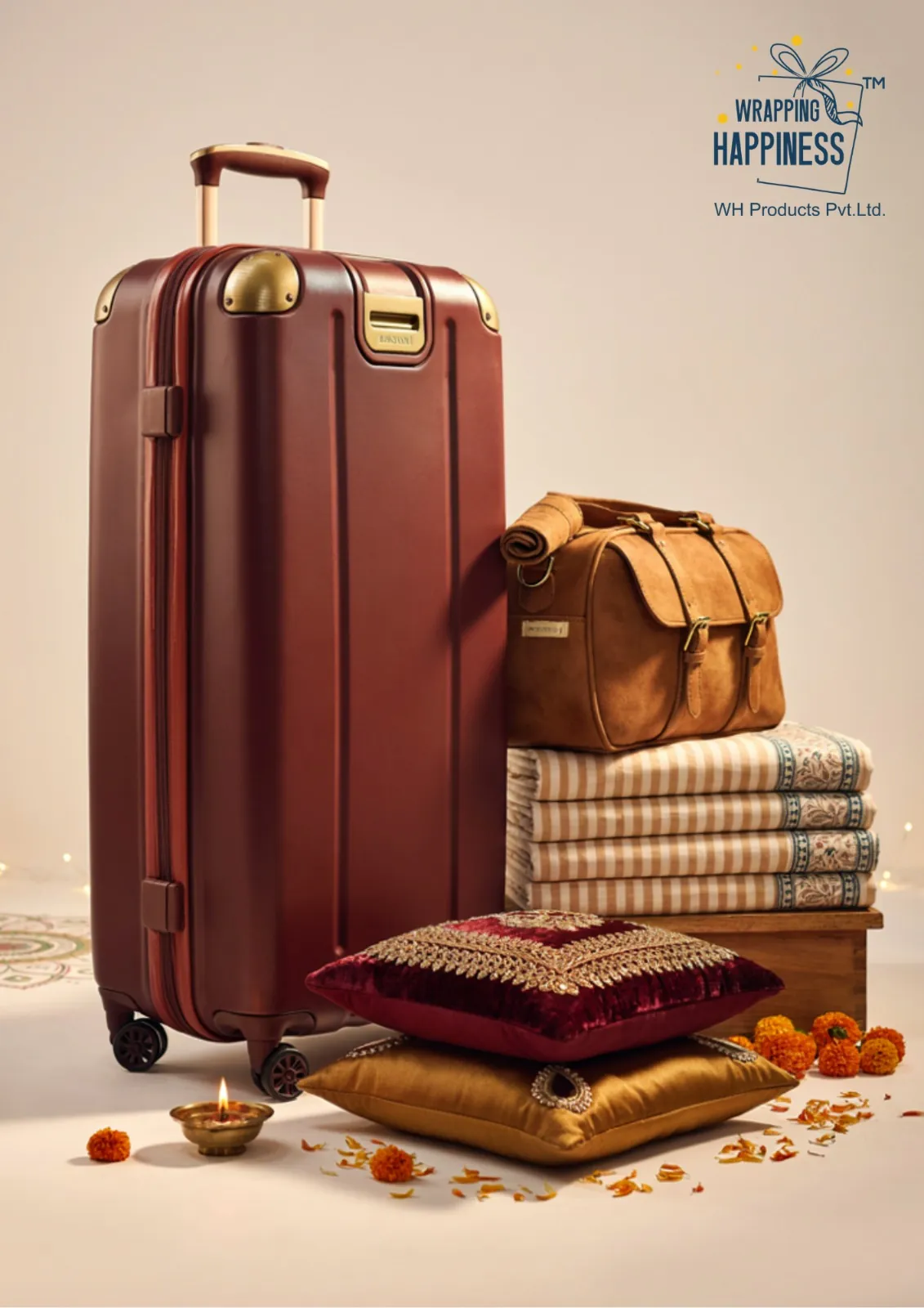 Premium luggage and travel accessories curated for corporate Diwali gifting