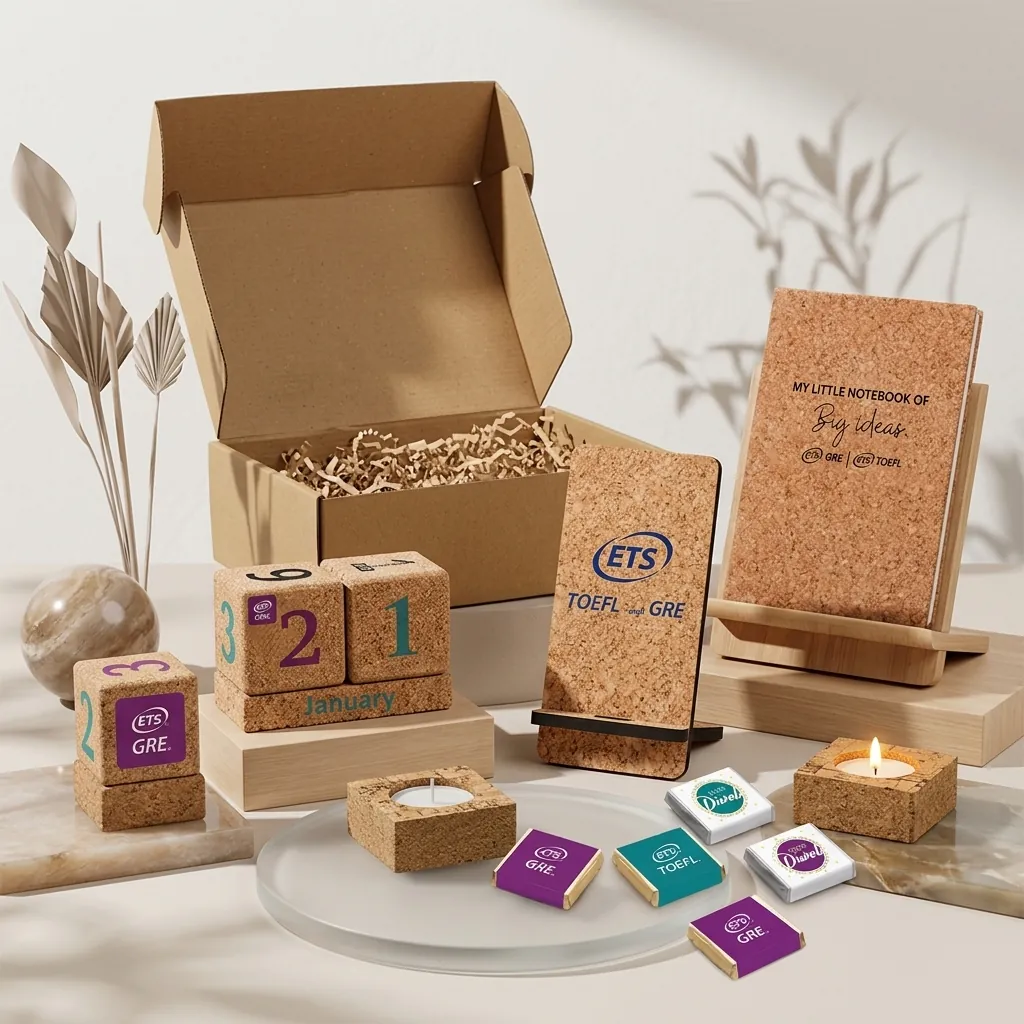 Cork sustainable corporate gift kit