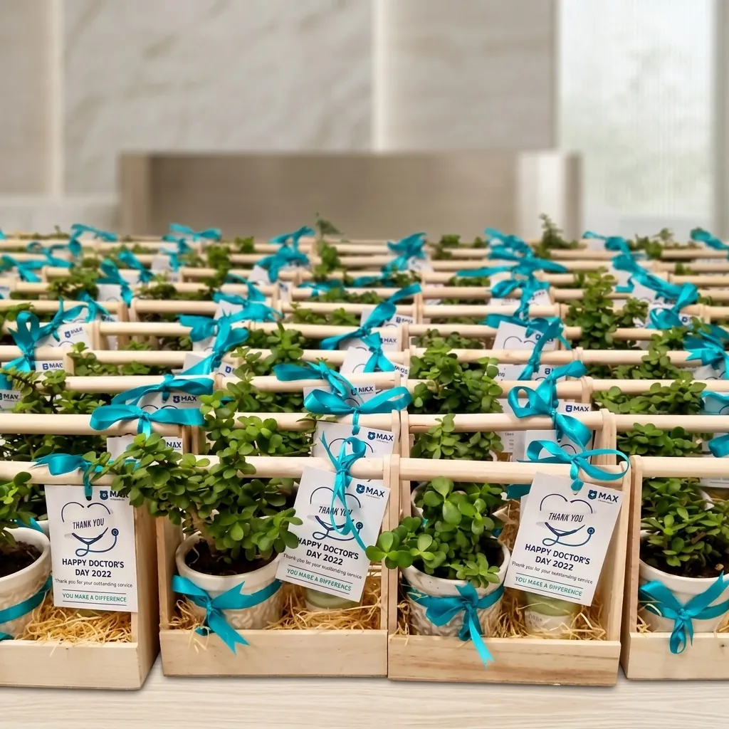 Branded plant gifting for Doctors Day