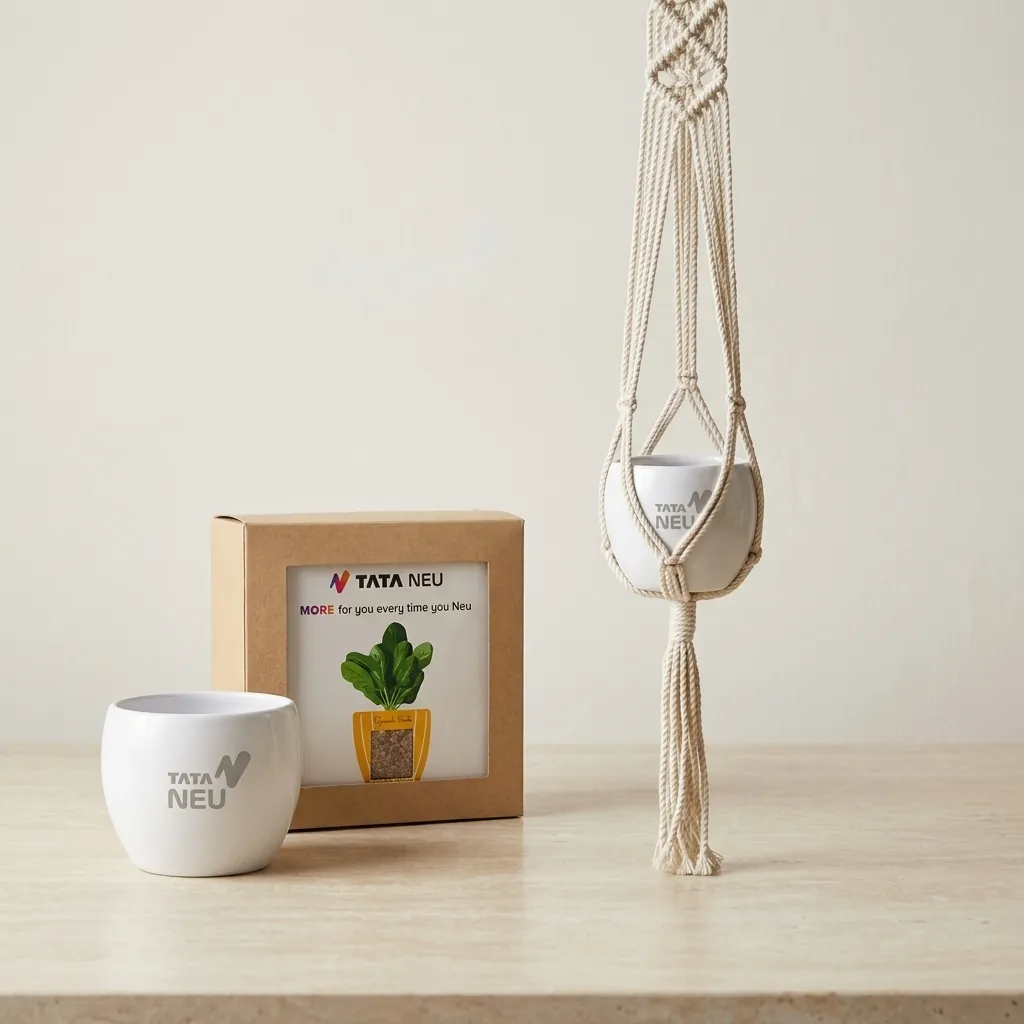 Unique plant gift with branding